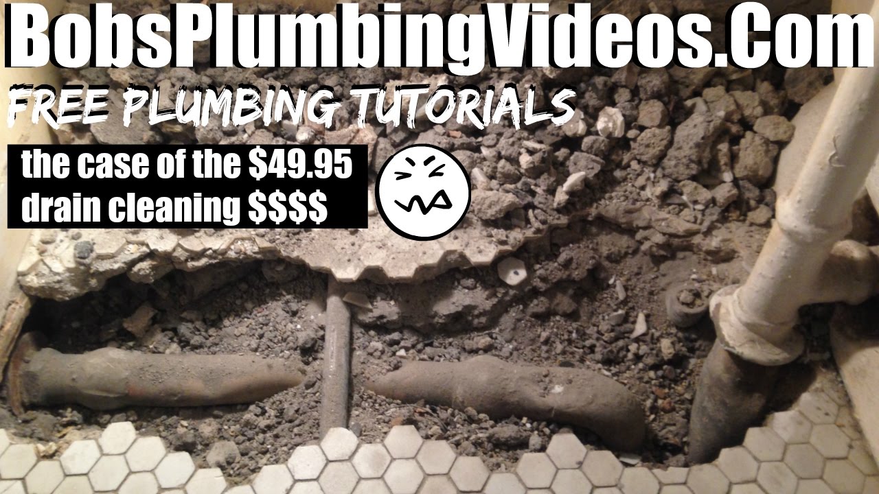 The Leaking Lead Tub Drain for 49.95 YouTube