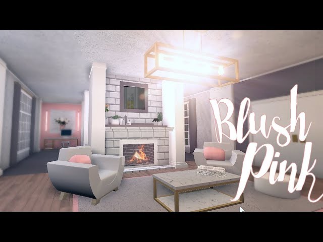 Bloxburg Blush Pink Room 30k Youtube