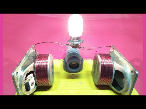 how-to-make-free-energy-generator-with-magnet-+-speaker-+-motor-electric-generator-new-technology