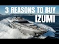 Palmer Johnson 120 super yacht for sale - 3 Reasons to Buy IZUMI