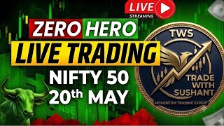 Expiry Hero Zero Trade Nifty SENSEX | Live Trading | Banknifty Analysis | 20 -MAY | #livetrading