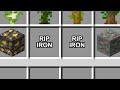 Mojang accidentally deleted Iron from the game