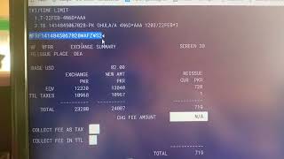 Ticket Reissue On Sabre