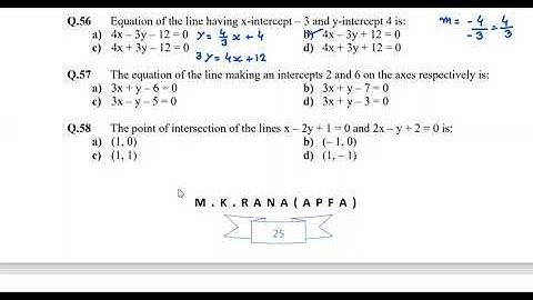 Lecture   12  Ch  1 Mathematical Equations & Coordinate System l Practice Questions l PRC 2 QM