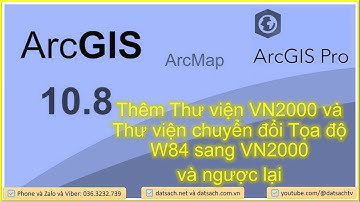 2. Thêm Thư viện VN2000 và Thư viện chuyển đổi Tọa độ W84 sang VN2000 và ngược lại