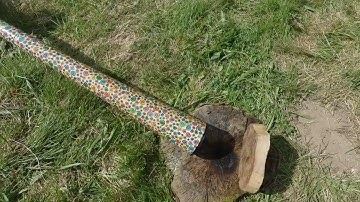 Spaced Munki playing one of our State Of The Art ( SOTA ) Slide Didgeridoo musical instruments