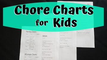 Chore Charts for Kids - Flexible Zone Cleaning