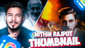 How To Make Thumbnail Like NITISH RAJPUT in IbishPaintX Mobile In Easy Steps 🔥
