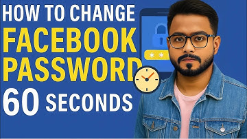 How to change facebook password in 60 seconds | facebook password kivabe change korbo
