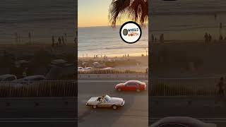 1983 Mercedes-Benz SL (R107) model convertible #automobile #surf #beach