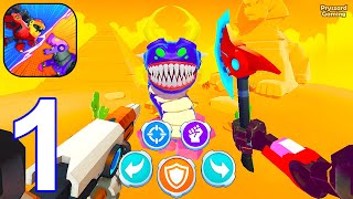 Monster Brawl: Planet Defender - Gameplay Walkthrough Part 1 Tutorial Mechangelion Robot War Battle screenshot 2