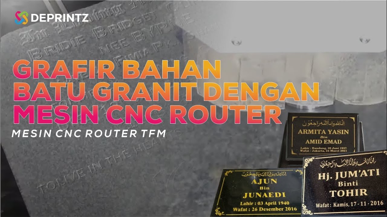 Batu granit di grafir? BISA!!!!! Cek proses pengrafiran batu granit ...