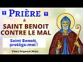 Prière à SAINT BENOIT PROTECTEUR CONTRE LE MAL - Prière de PROTECTION DIVINE Catholique Chrétienne