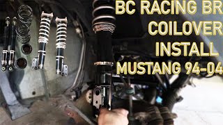 Mustang BC Racing BR Coilover install (94-04)