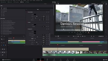 Davinci Resolve 16 and 17 Tutorial 22 Titles
