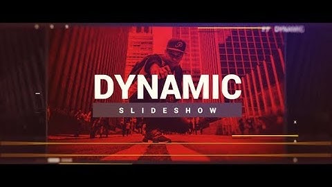 After Effects Template: Dynamic Slideshow
