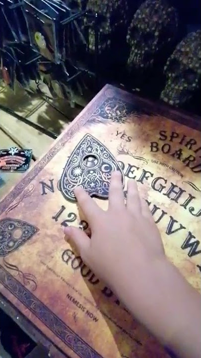 My ouija board worked
