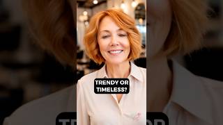 Would you choose this bob today? 🤍 #BobHaircut #HairStyle #Over50Fashion #HairInspiration