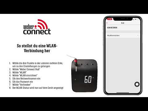 Weber Grill | Zubehör | Weber Connect: WLAN-Verbindung herstellen