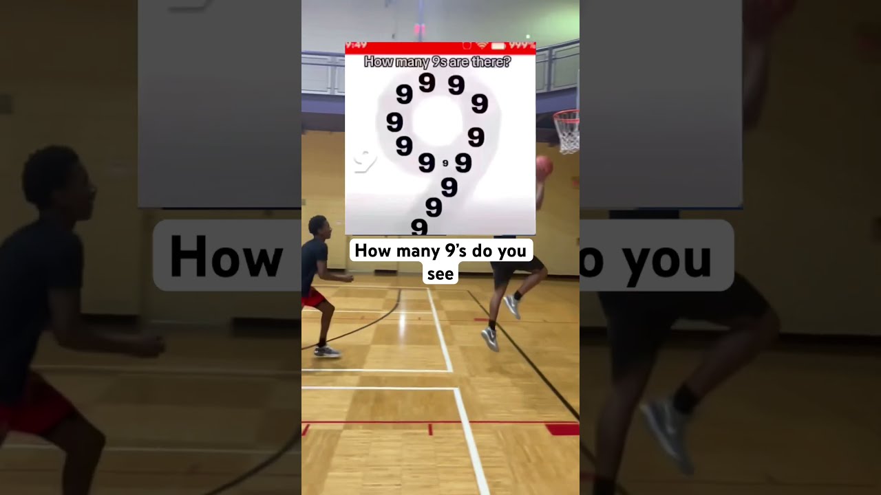 How Many 9 S Do You See Shorts Shortsfeed Basketball Viral