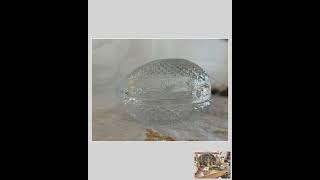 Avon 1977 Glass Egg, Mother’s Day glass trinket/ jewelry dish