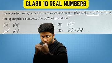 Two positive integers m and n are expressed as m = p³q2 and n = p3q4, where p and q are prime number