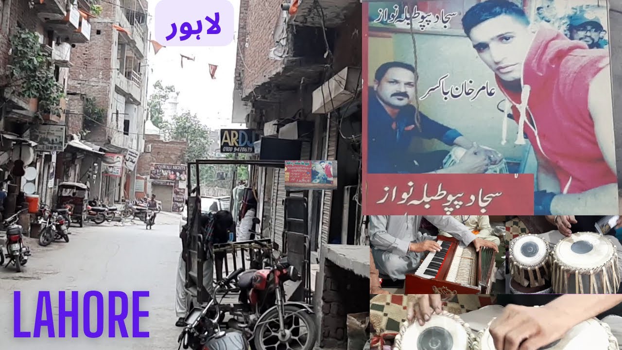 Lahore | 4 Provinces ka traditional music | Sajad papu tabla nawaz Taxali bazar, near shahi muhala
