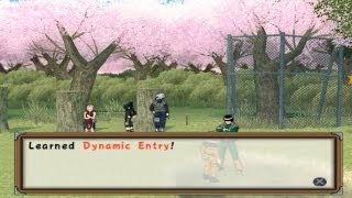 (PCSX2) Naruto Ultimate Ninja 2 Walkthrough Part 31 Training with Guy! (Gedo Mark Seal) (720p)