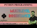 Multilevel Inheritance #tcs #tcsignite #wipro #wet #nqt #ninja #olevel