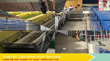 Thiết kế lắp đặt dây chuyền sơn tĩnh điện hải thịnh