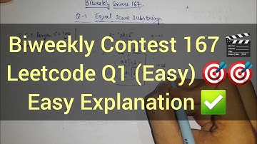 Biweekly Contest 167 🔥 Equal Score Substrings | Full Explanation + Optimal Solution | Dry Run + Code