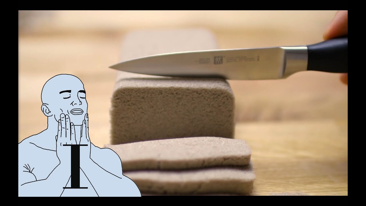 ASMR Kinetic Sand Satisfaction 1 ✦  Sharp Cutting, Knife Stroking, Cookie-Cutter Shaping & more