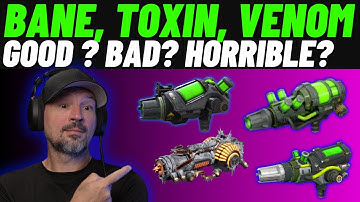 War Robots | Bane, Venom & Toxin | Are Toxic Weapons Worth It?
