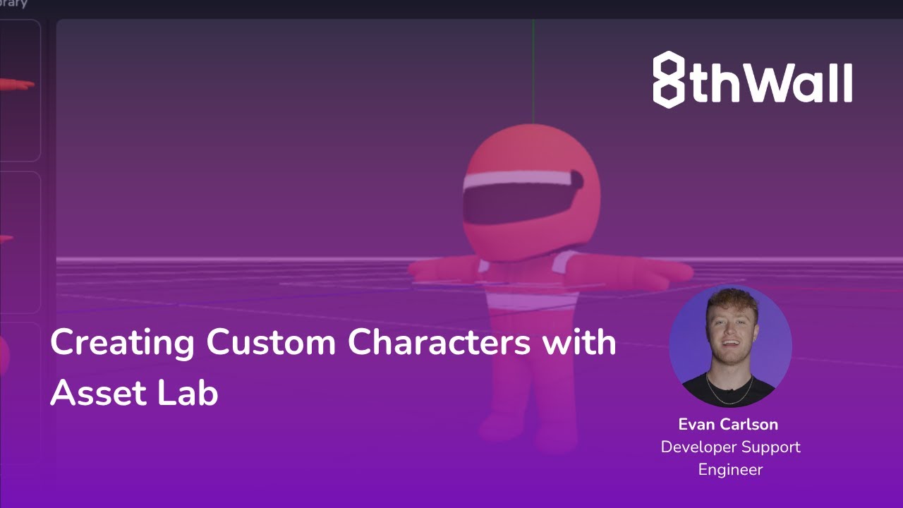 8th Wall Studio Workshop: Creating Custom Characters with Asset Lab