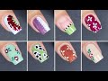 Top 8 easy nailart compilation 2024  simple naildesign at home  easy nailart within 2 minutes