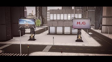 TOWN With ELEMENT 3D (After Effects & Cinema 4D) by H.CHAOUI