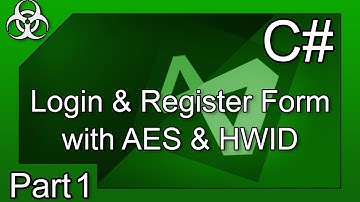 Login System HWID/Machine GUID authentication & Serial activation in C# Tutorial Part 1