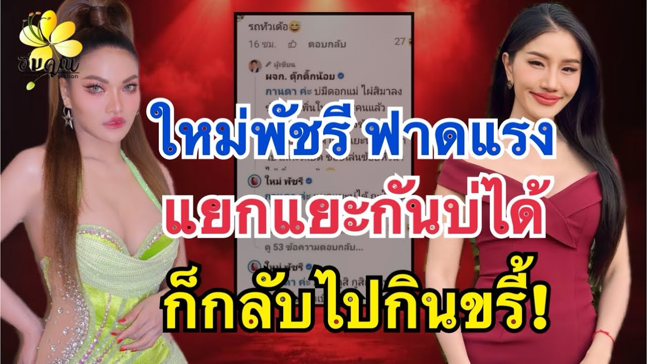 ใหม่พัชรี ฟาดแรง! ถ้าแยกแยะกันไม่ได้ ก็กลับไปกินขรี้กันเลย อย่าให้ได้ถอนหงอก