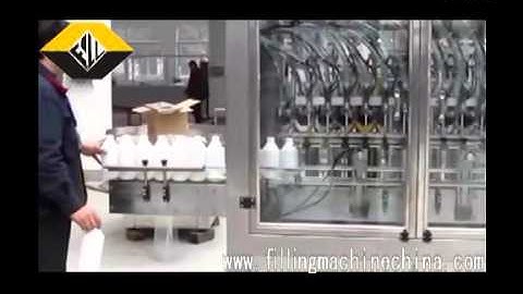 8 Heads Liquid Filling Machine for Industrial detergent
