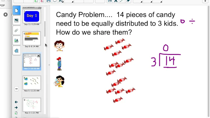 Long Division (candy problem) - Mr. Wolverton