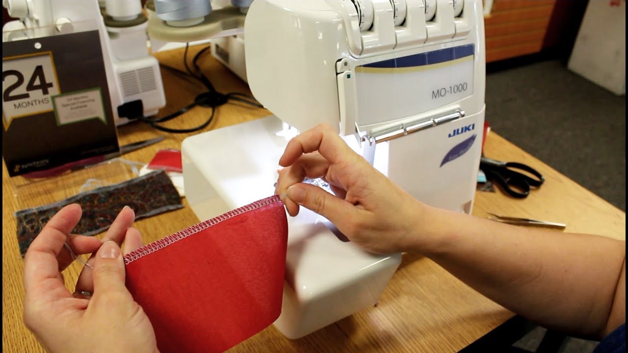 Juki Mo 1000 Serger with Jet Air Threading Technology