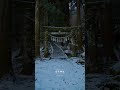 1500年の歴史がある神社の雪景色が異世界すぎた…。
