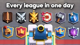 Playing in every league from Challenger to Ultimate Champion in one day