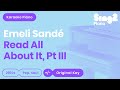Emeli Sandé Read All About It Pt III Karaoke Piano