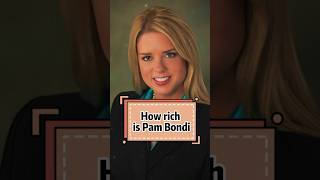 How rich is Pam Bondi #pambondi #networth #celebrity #shorts #youtubeshorts