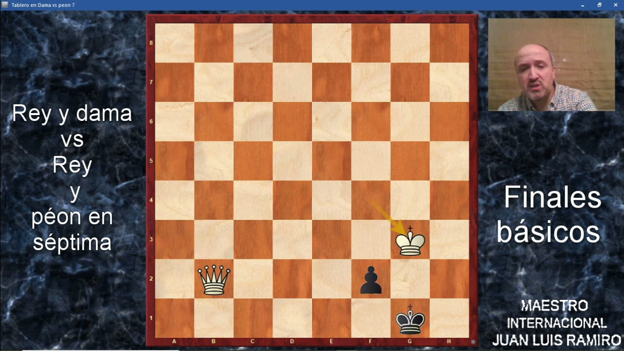 Rey y dama contra rey y péon en séptima