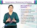 PAD603 Governance, Democracy and Society Lecture No 39