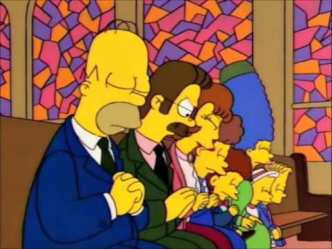 Image result for homer in church