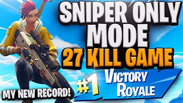 World Record new Sniper LTM? 27 KILLS!