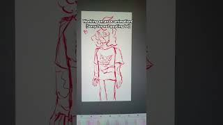 Holy bad anatomy lol #dragonpuppets #lifeisbutadream #animation #mha #myheroacademia #oc #ocs